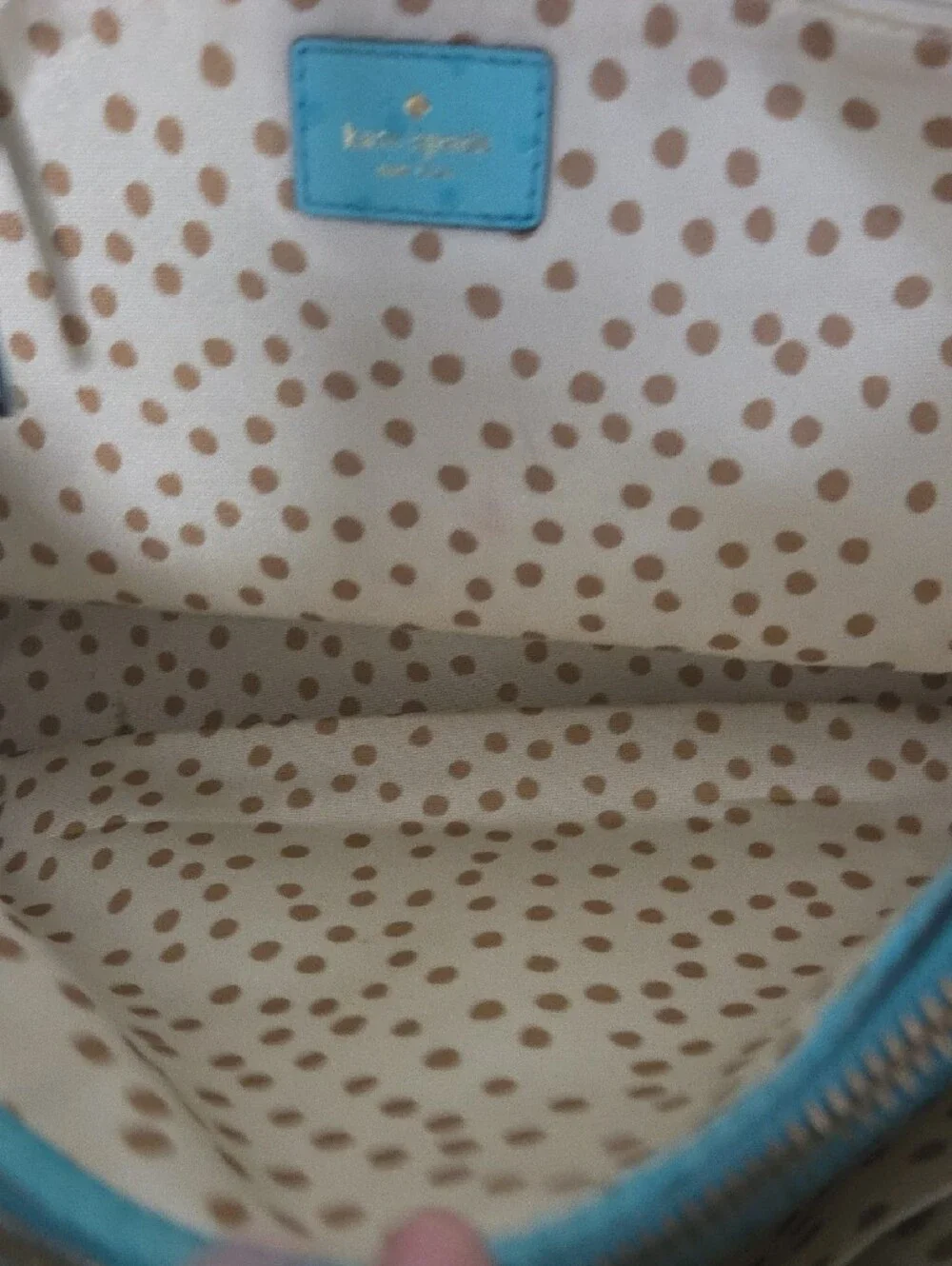 Kate Spade Ostrich Turqouise Tote Handbag